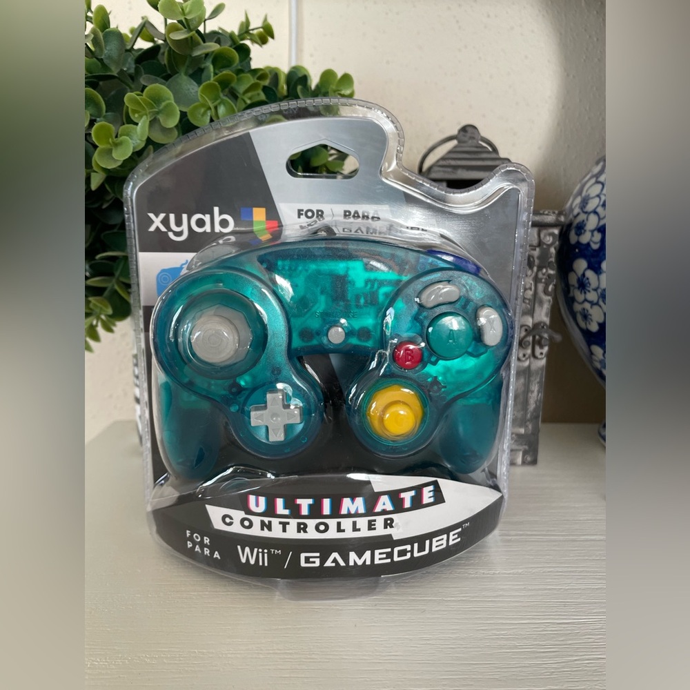 Ice Blue Nintendo GameCube Controller Wii, Wii U Controller, teal BRAND NEW